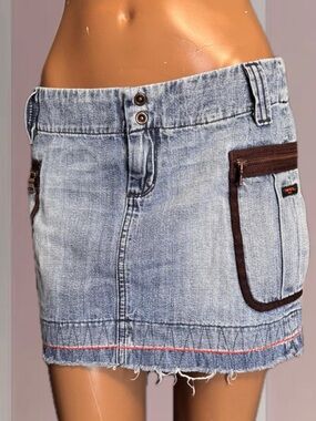 Vigoss Vintage Y2K Denim Skirt